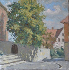 Eine Stadtecke im Spätsommer