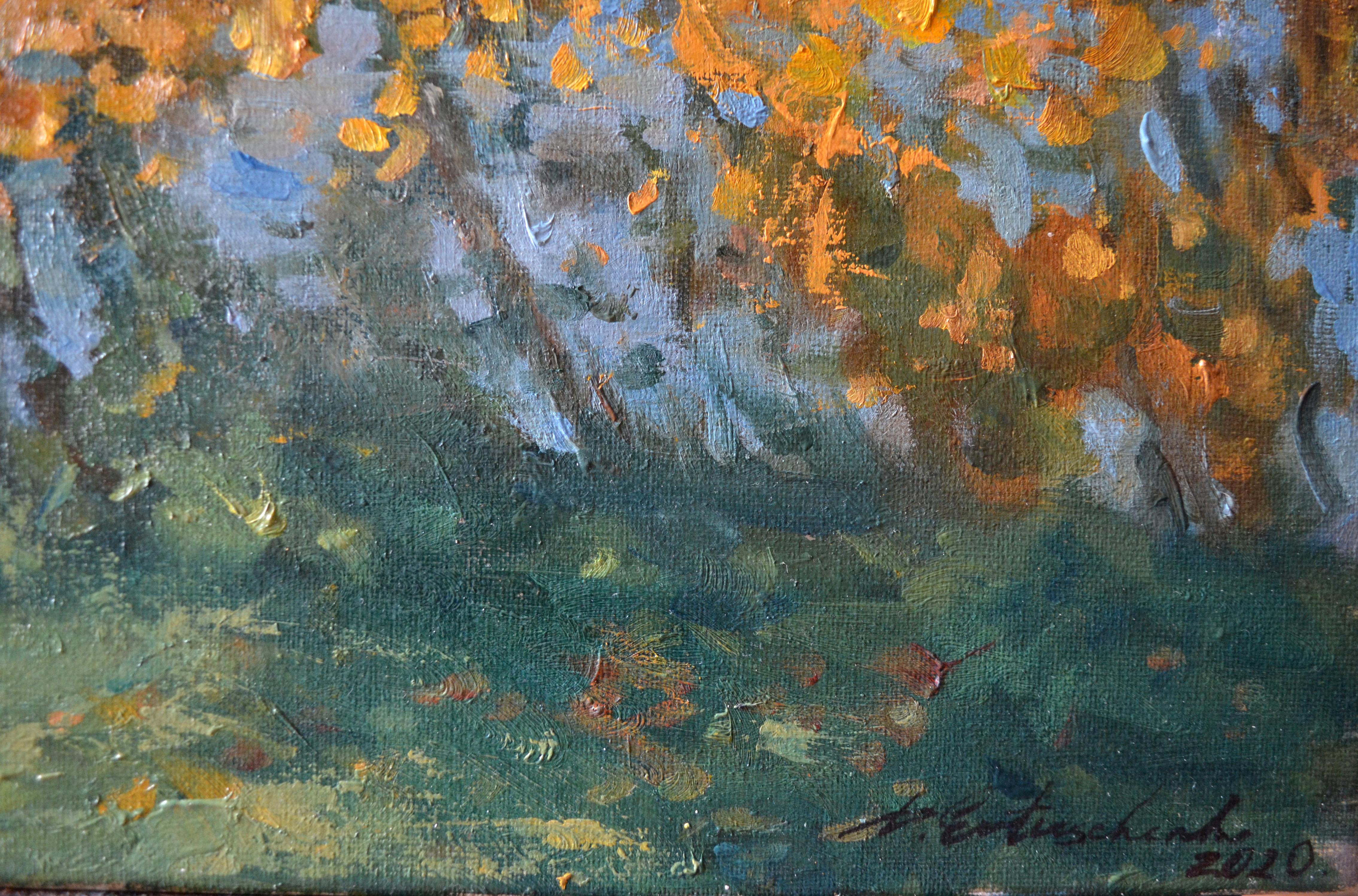 Herbstgold (Realismus), Painting, von Dmitry Evtushenko