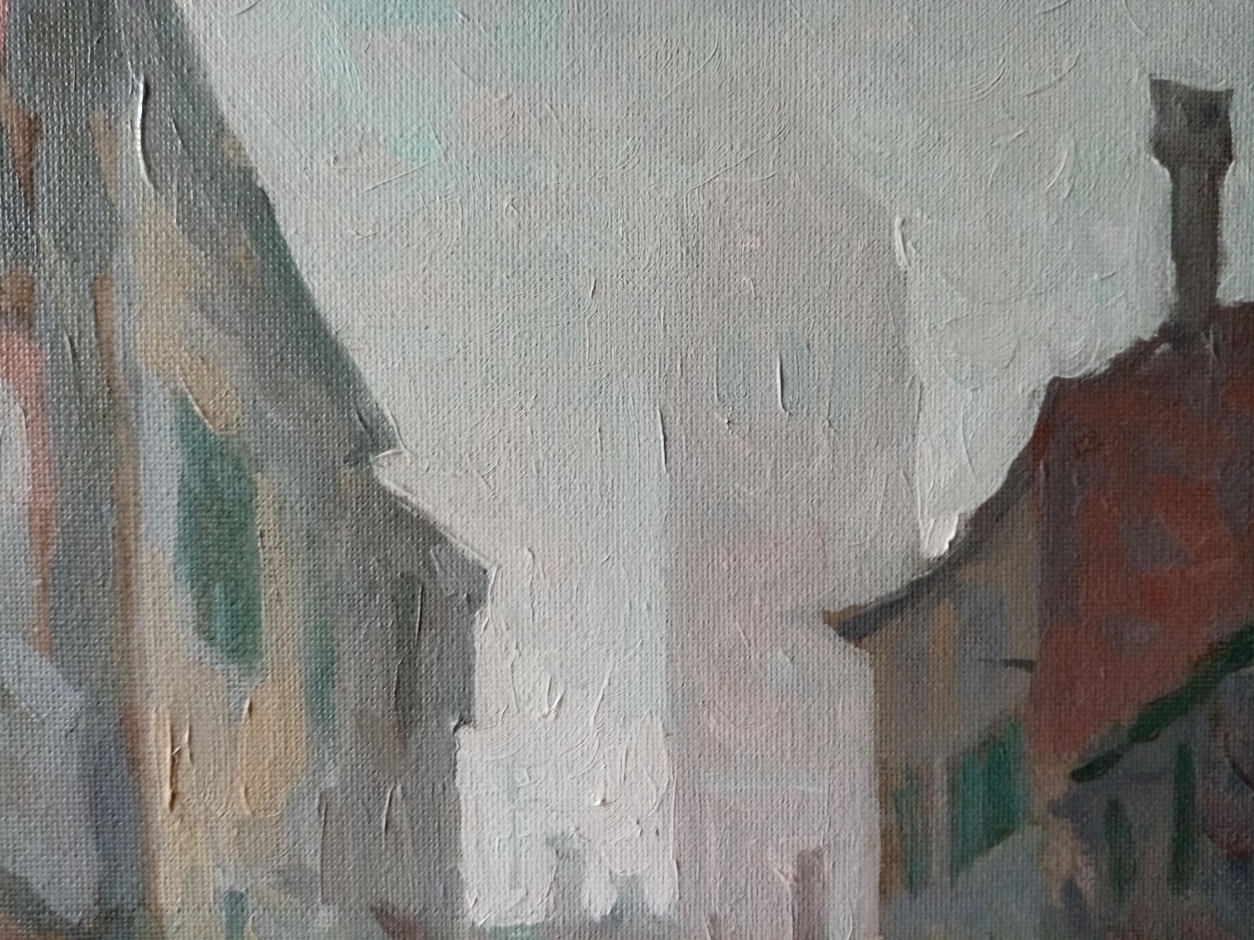 Clocher de Frari dans le brouillard en vente 5