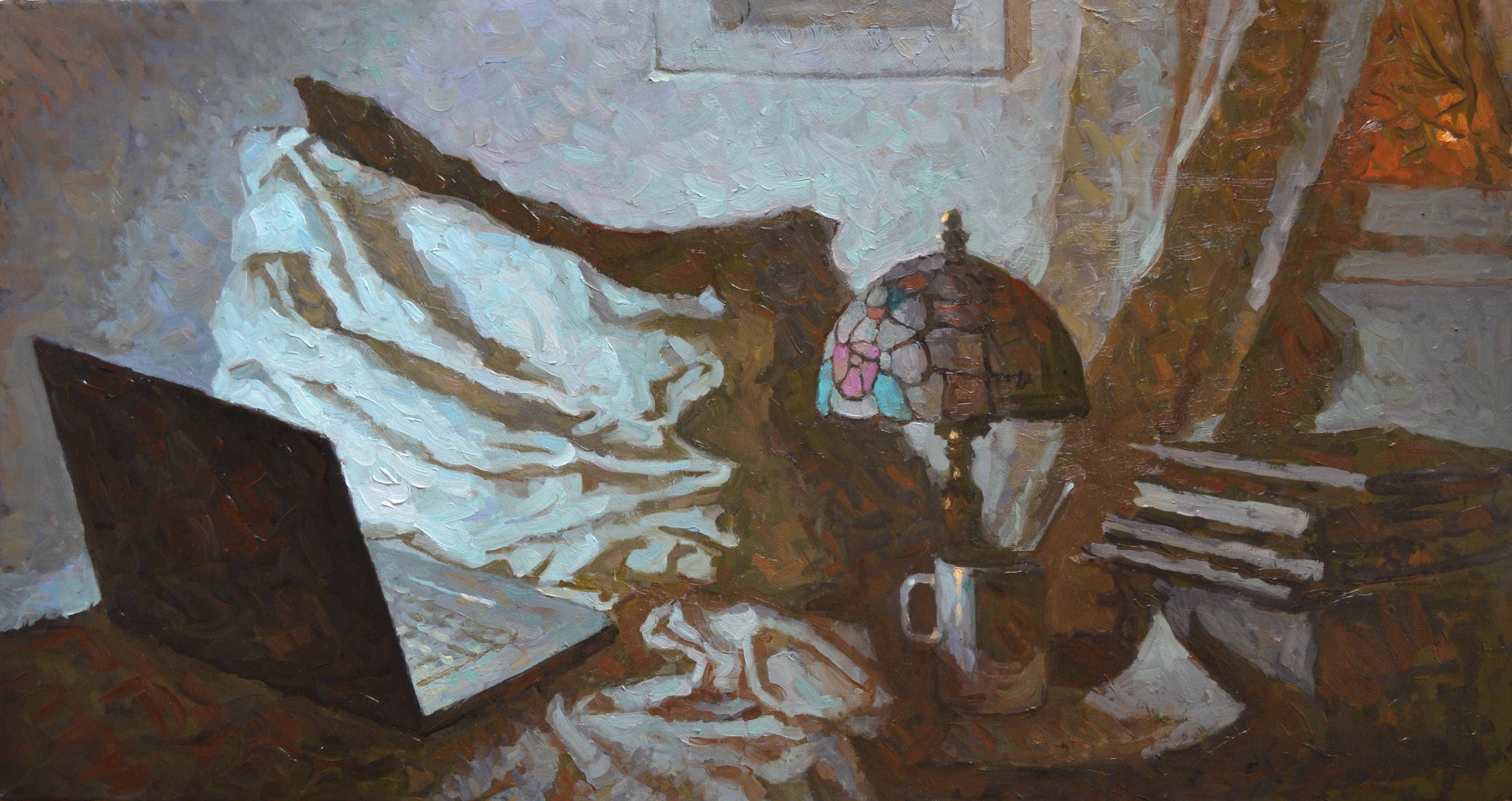 Dmitry Evtushenko Interior Painting - It got dark