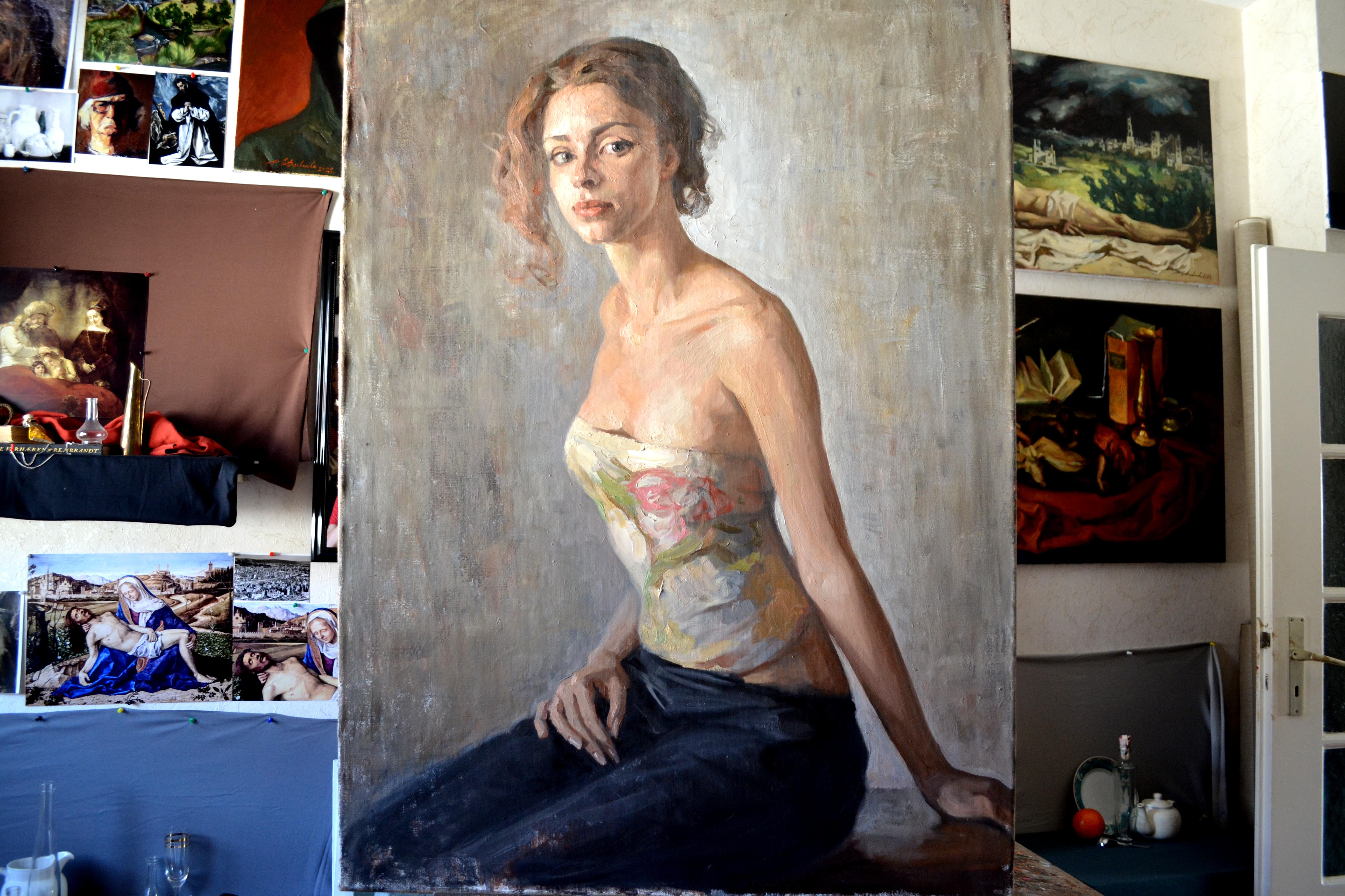 Natalie – Painting von Dmitry Evtushenko