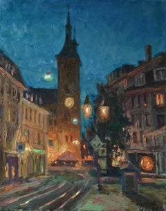 Night in a Bavarian town