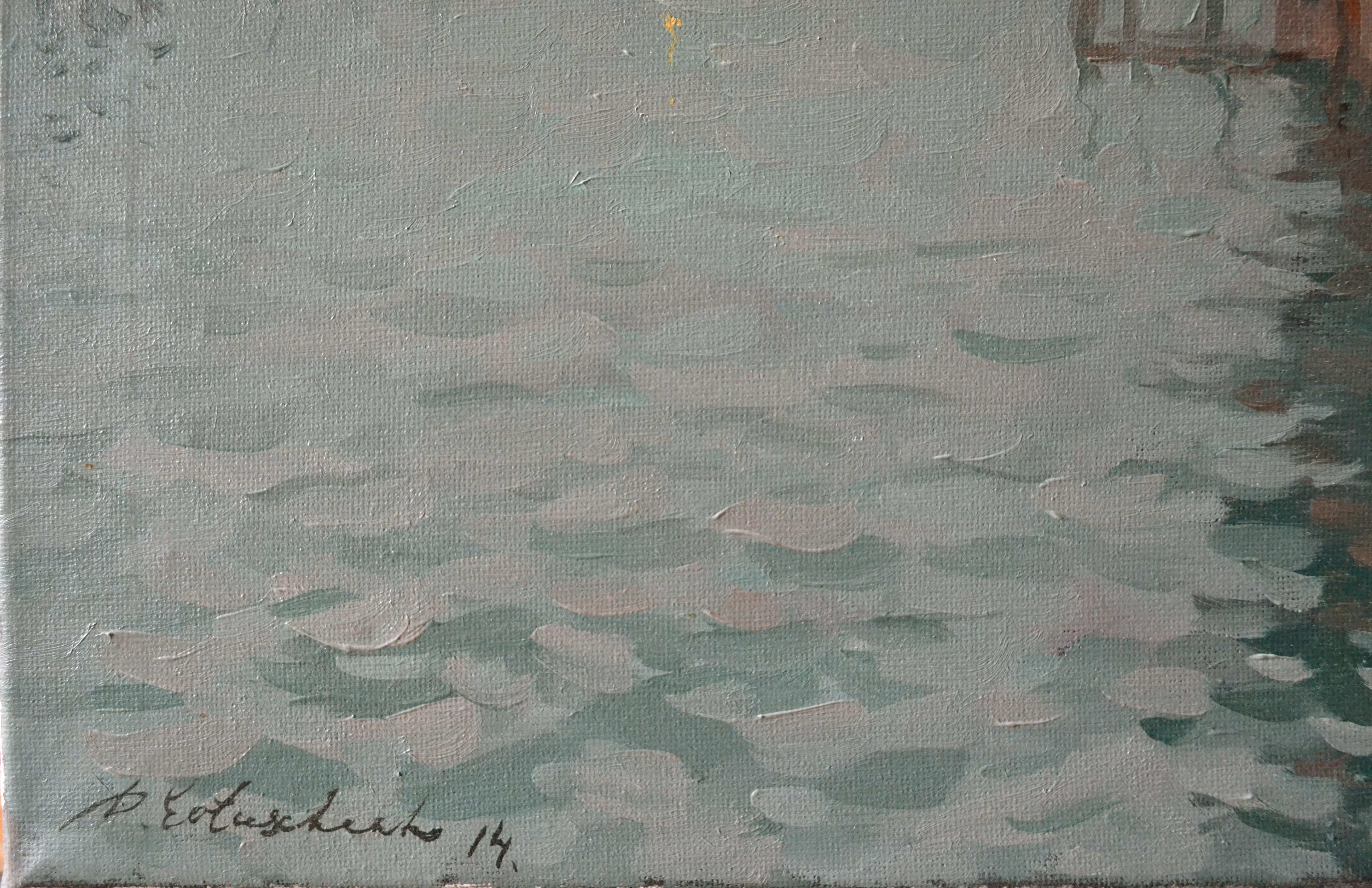 Außenbezirke von Venedig (Realismus), Painting, von Dmitry Evtushenko