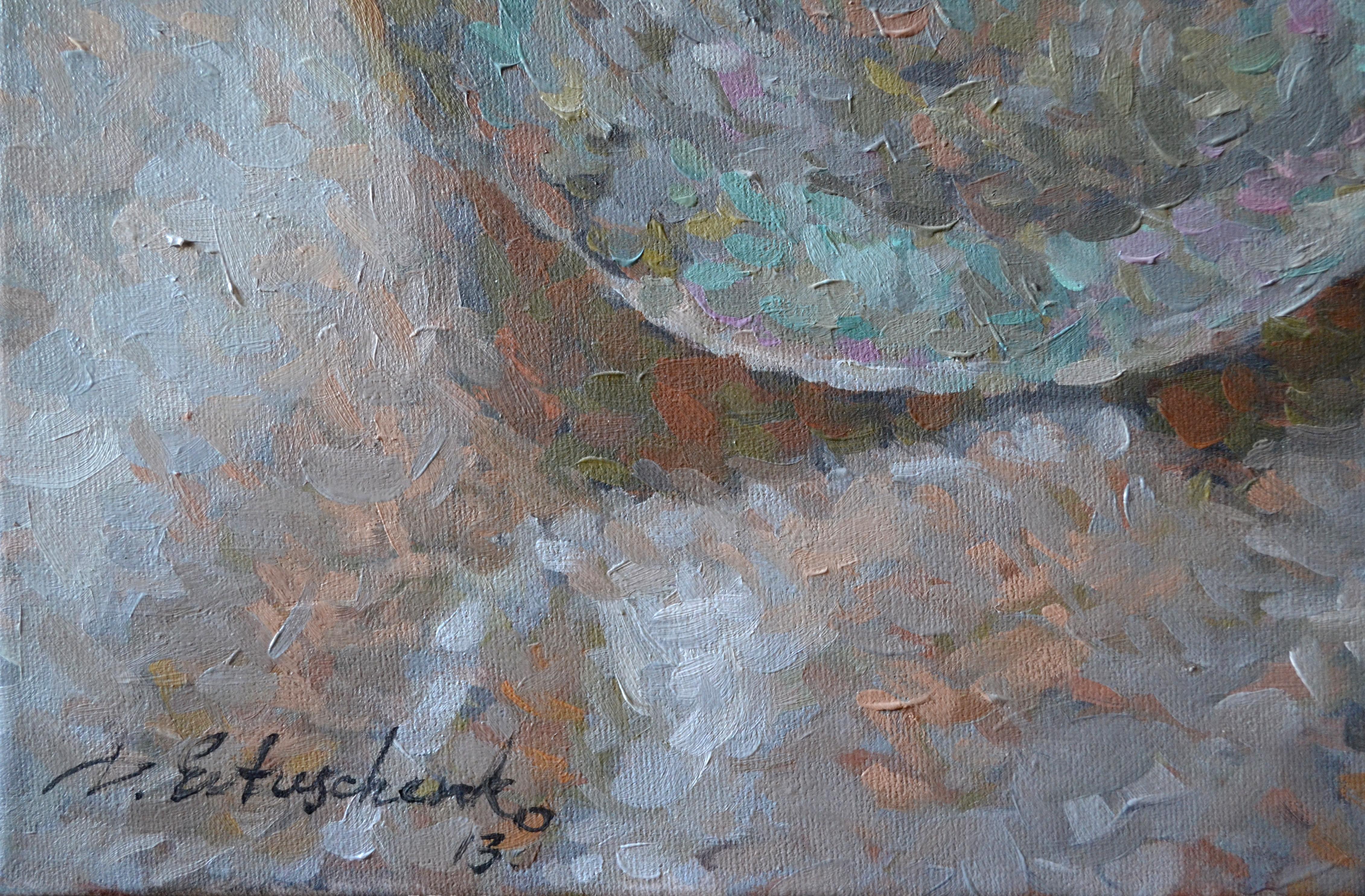 Seashell - Realist Painting by Dmitry Evtushenko