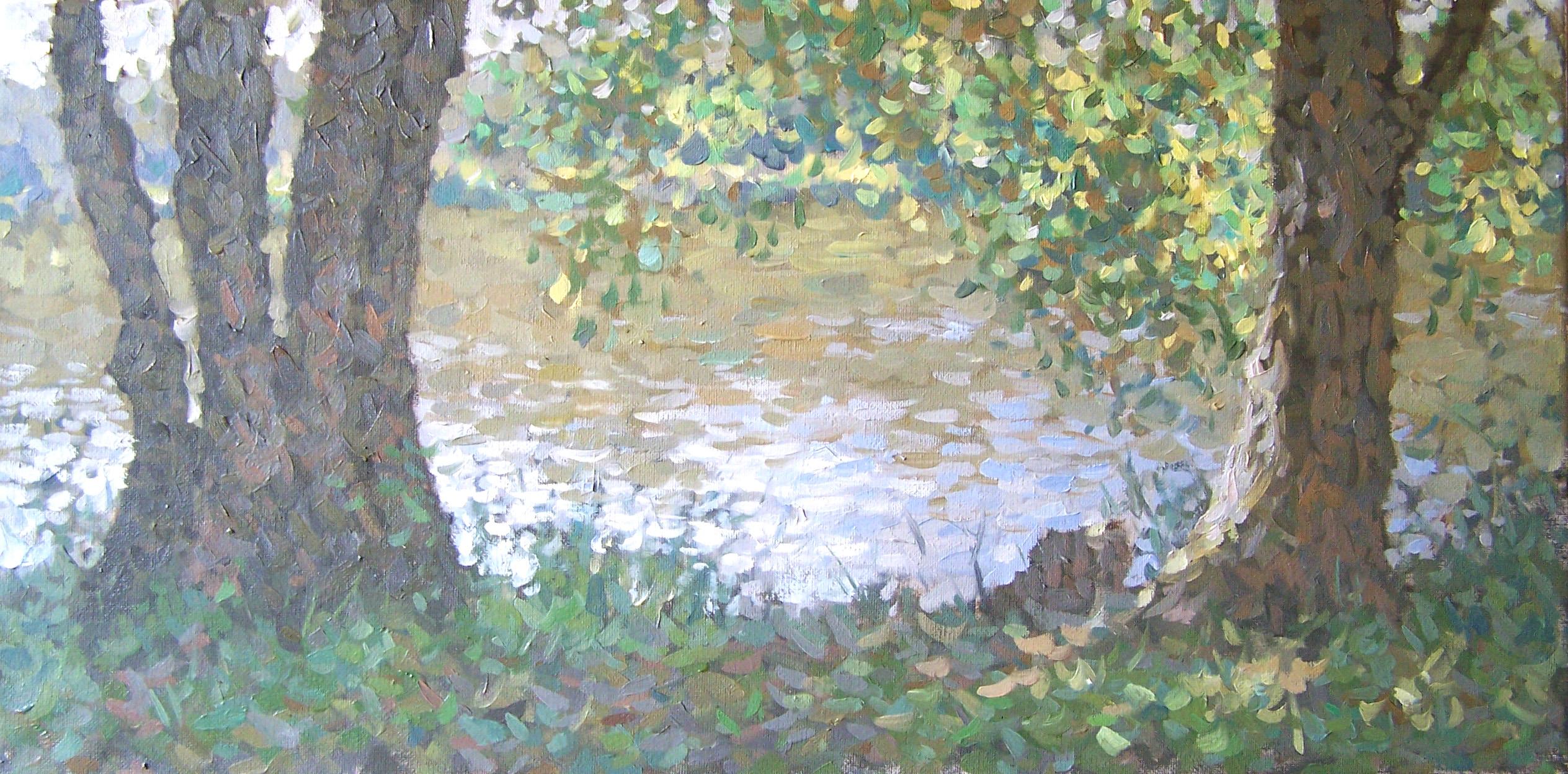 Après-midi d'été sur les rives du Main