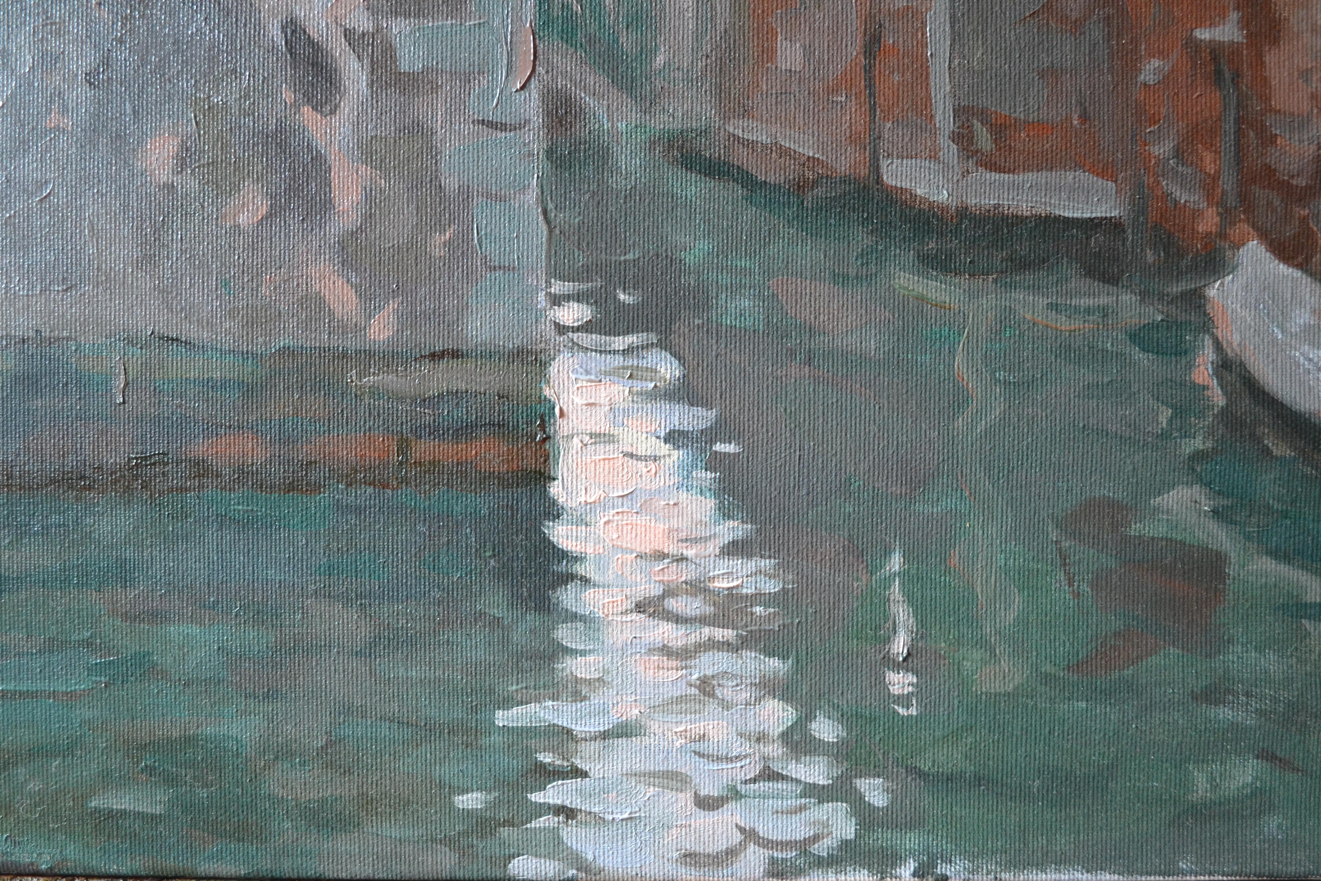 Twilight in Venice - Realist Painting by Dmitry Evtushenko