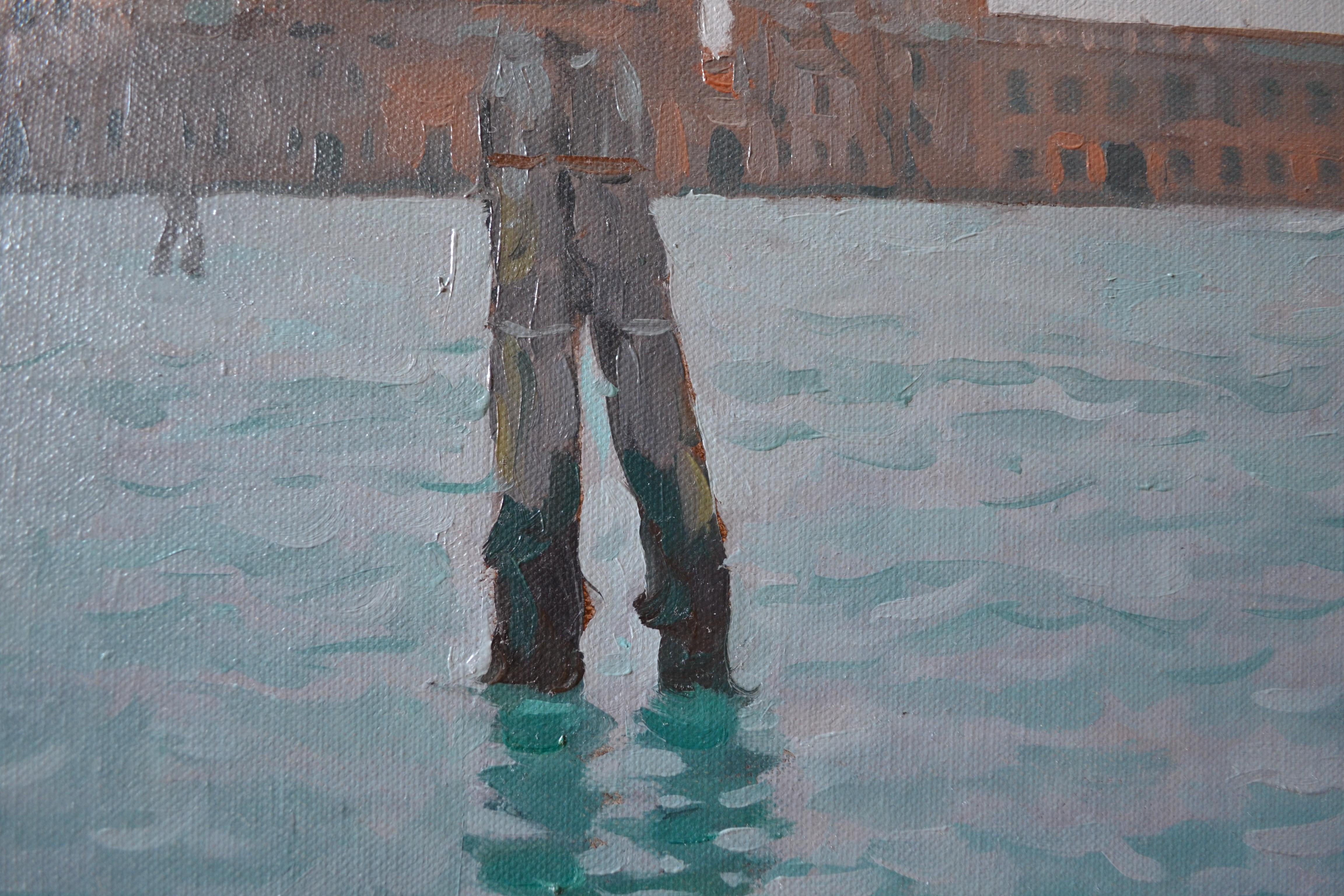 Vue de l'île de la Giudecca. Venise. en vente 1
