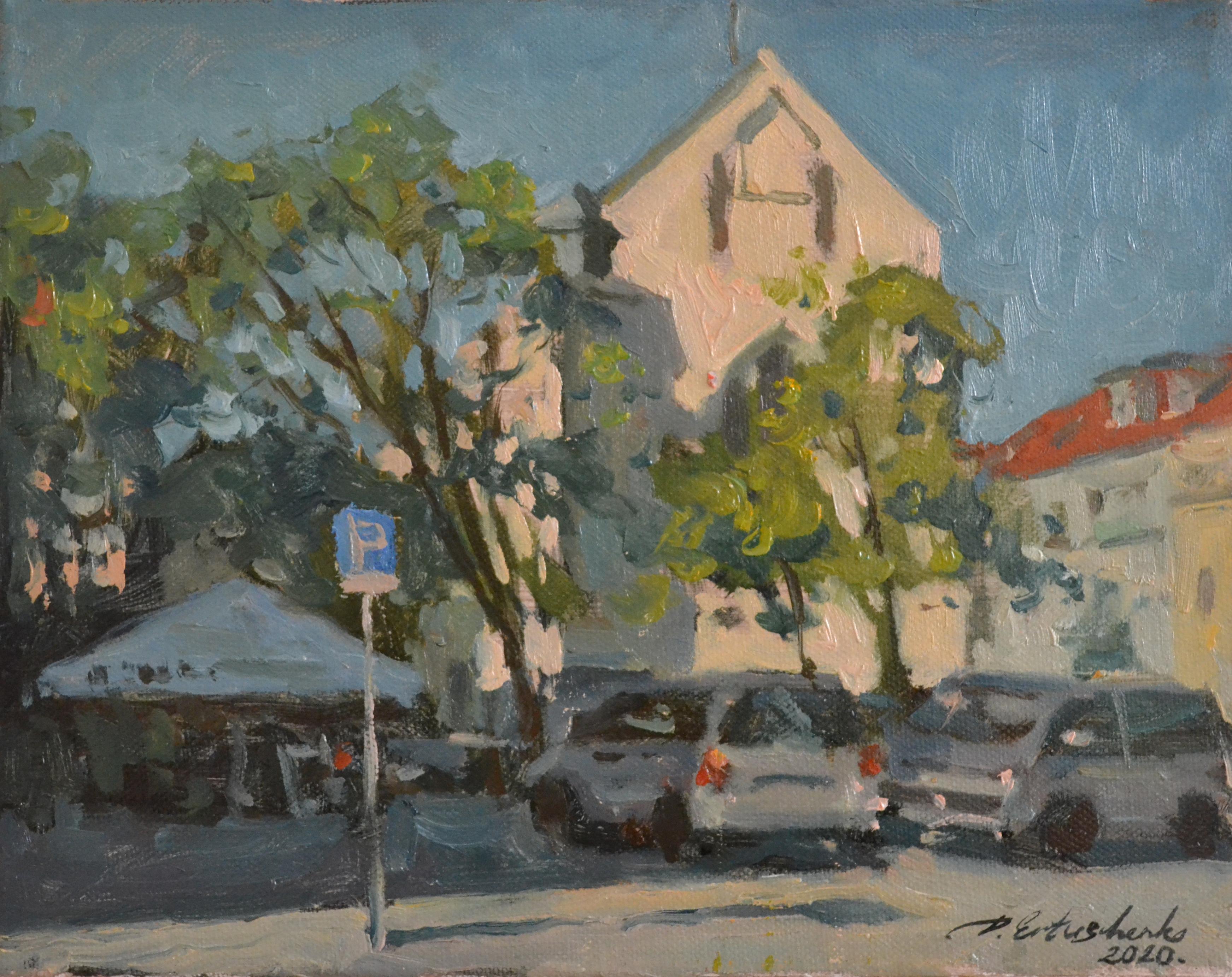 Vecindario Pinturas de paisajes