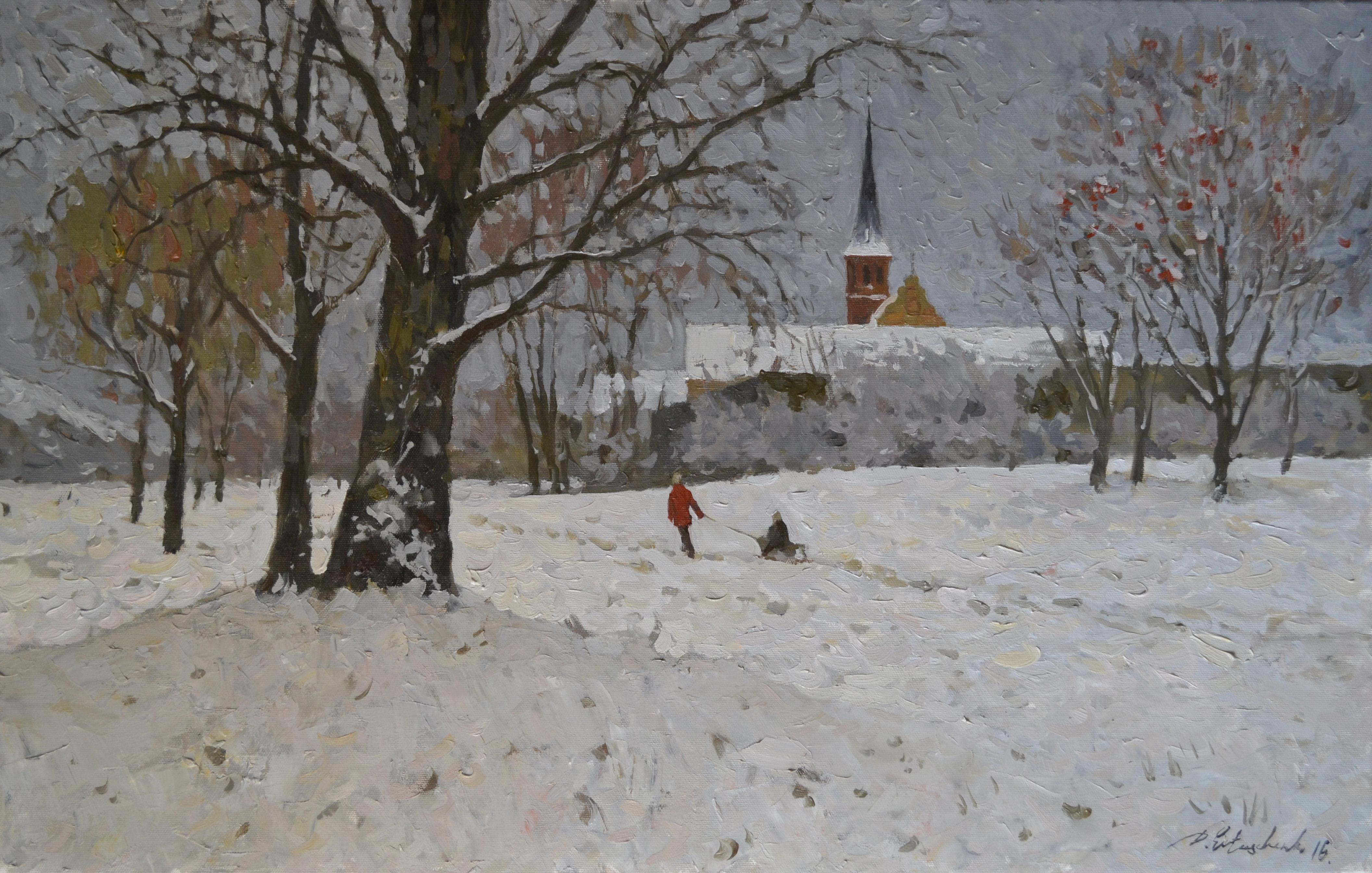 Dmitry Evtushenko Landscape Painting - Würzburg. Himmelspforten Monastery