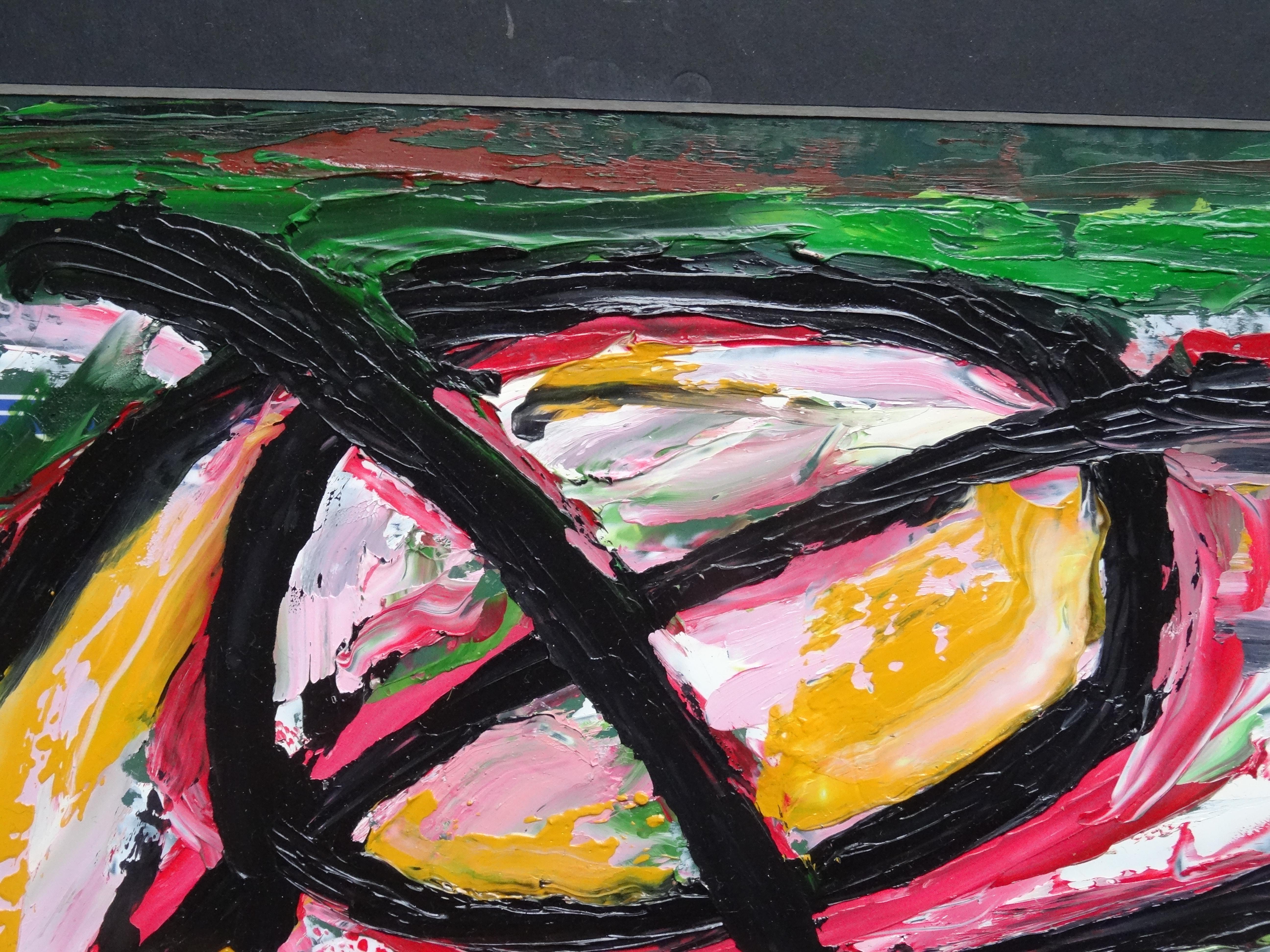 Uccello. 2019, pannello rigido, olio, 41x28 cm in vendita 2