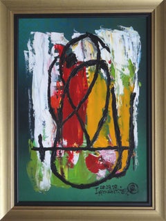 Feelings. 2019, hardboard, oil, 39x28 cm