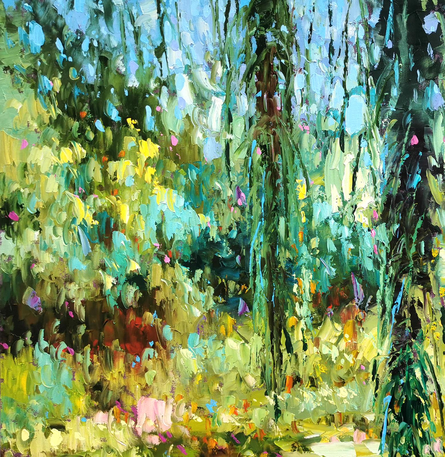 Ein übergroßer Teich
147cm x 70cm, 58