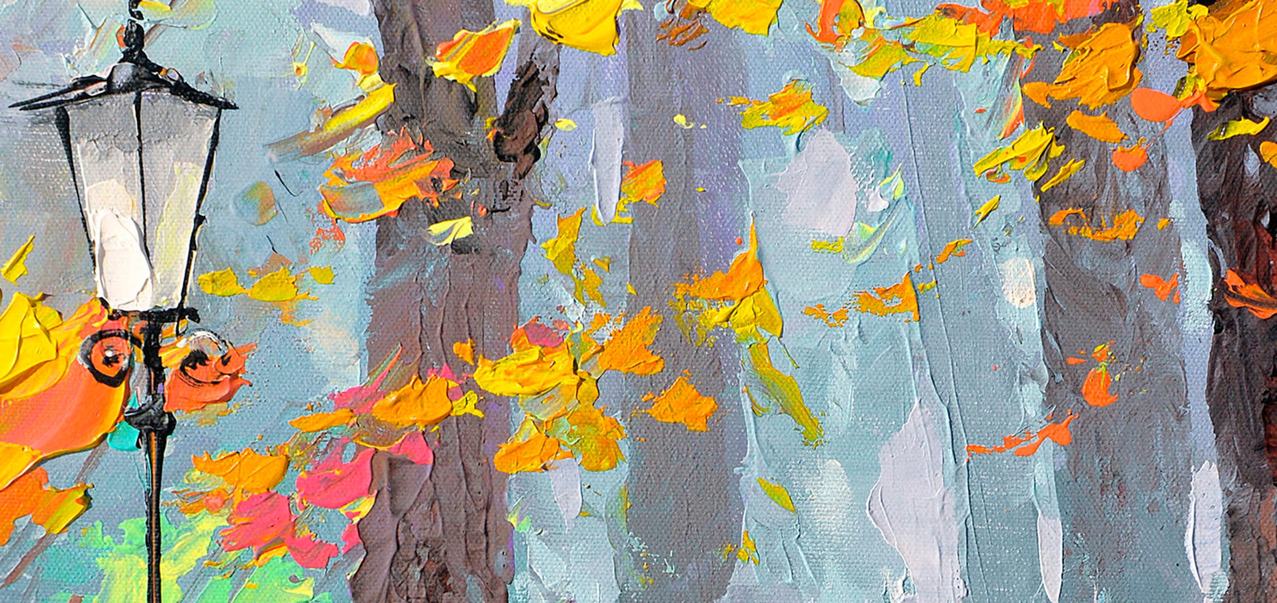 Baiser d'automne - acr. peinture à l'huile sur toile de Dmitry Spiros

Les coups de couteau de la palette sont épais et impressionnistes, animés de couleurs et de mouvements.

Cette peinture à l'huile a été réalisée sur toile, avec la
la peinture