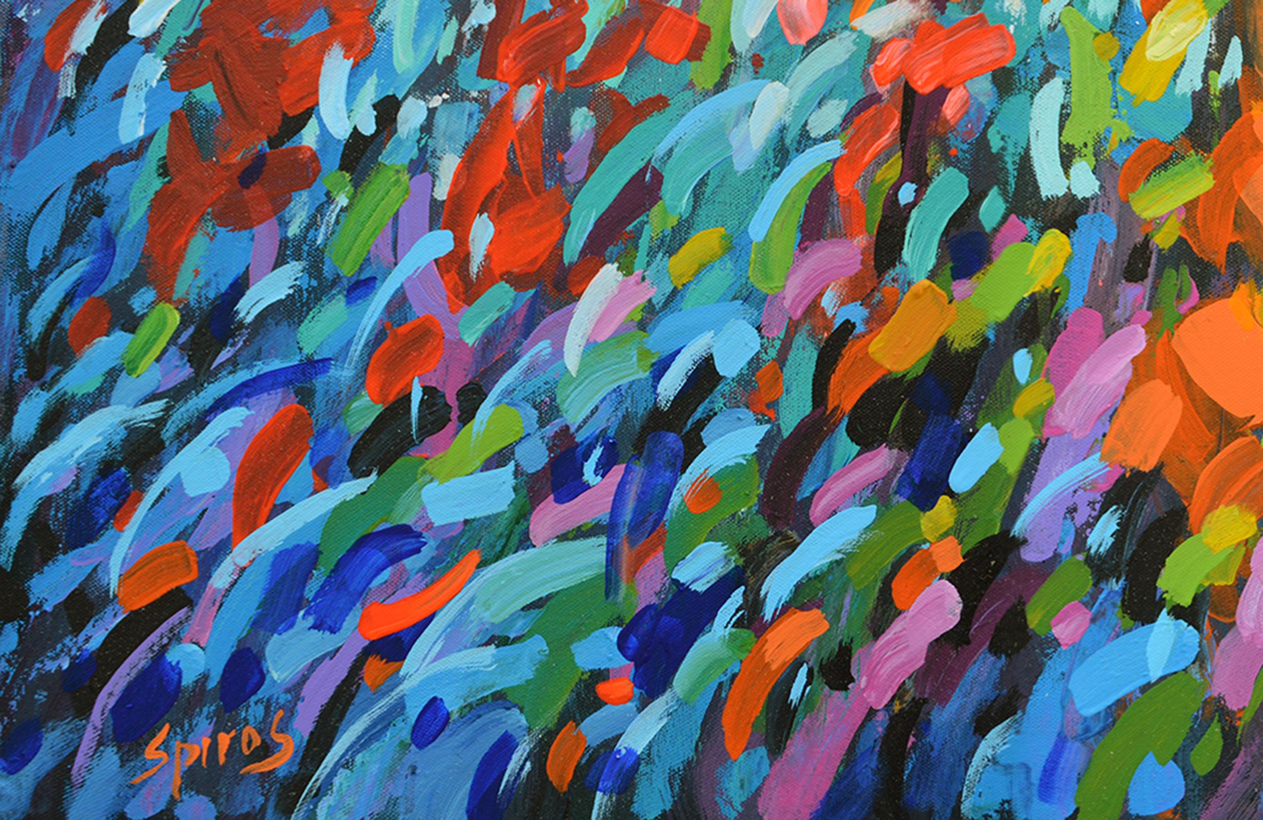 Herbst Lights Farben (Impressionismus), Painting, von Dmitry Spiros