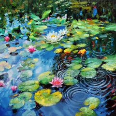 Blooming water lilies 2