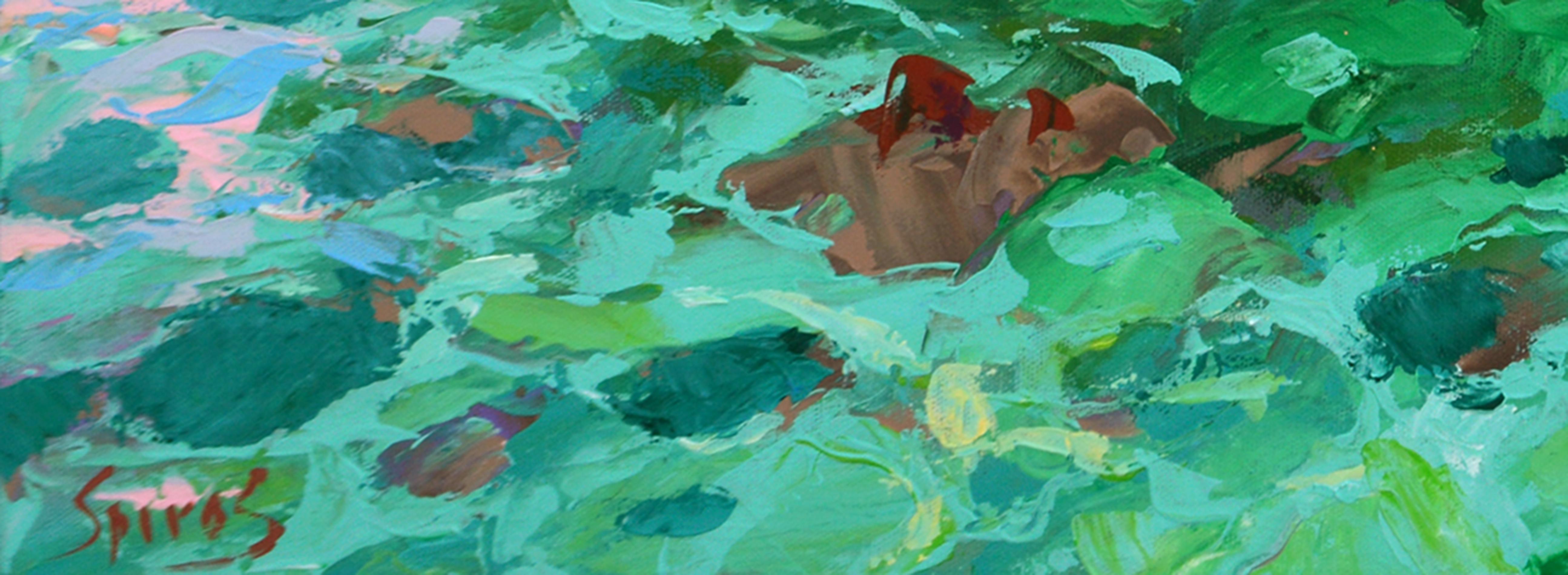 Küstenkiefern (Impressionismus), Painting, von Dmitry Spiros