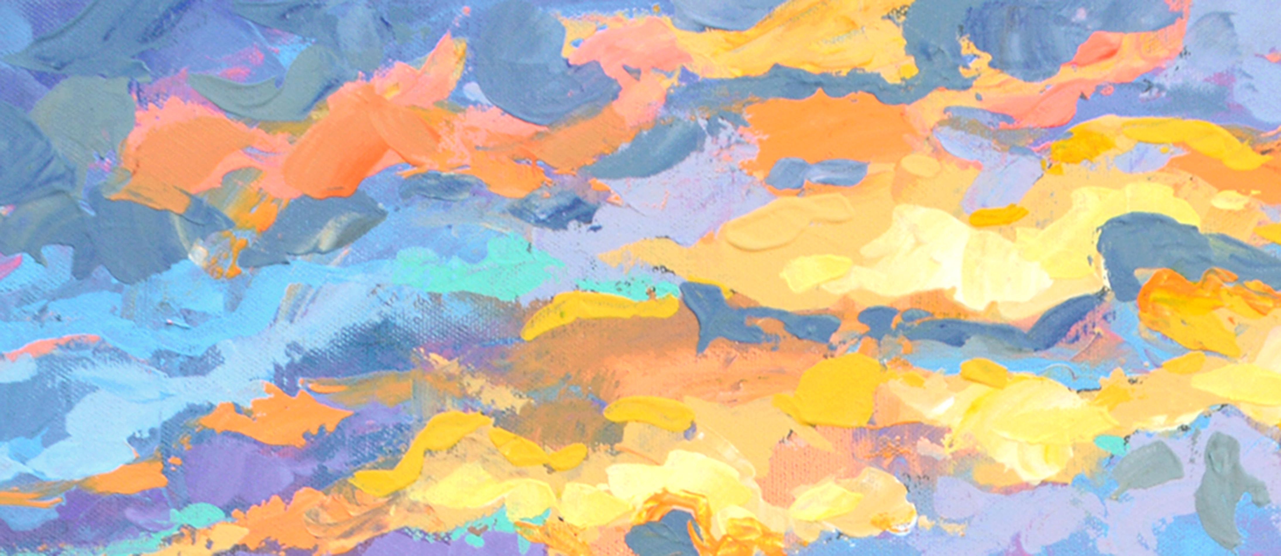 Küstenkiefern (Grau), Landscape Painting, von Dmitry Spiros