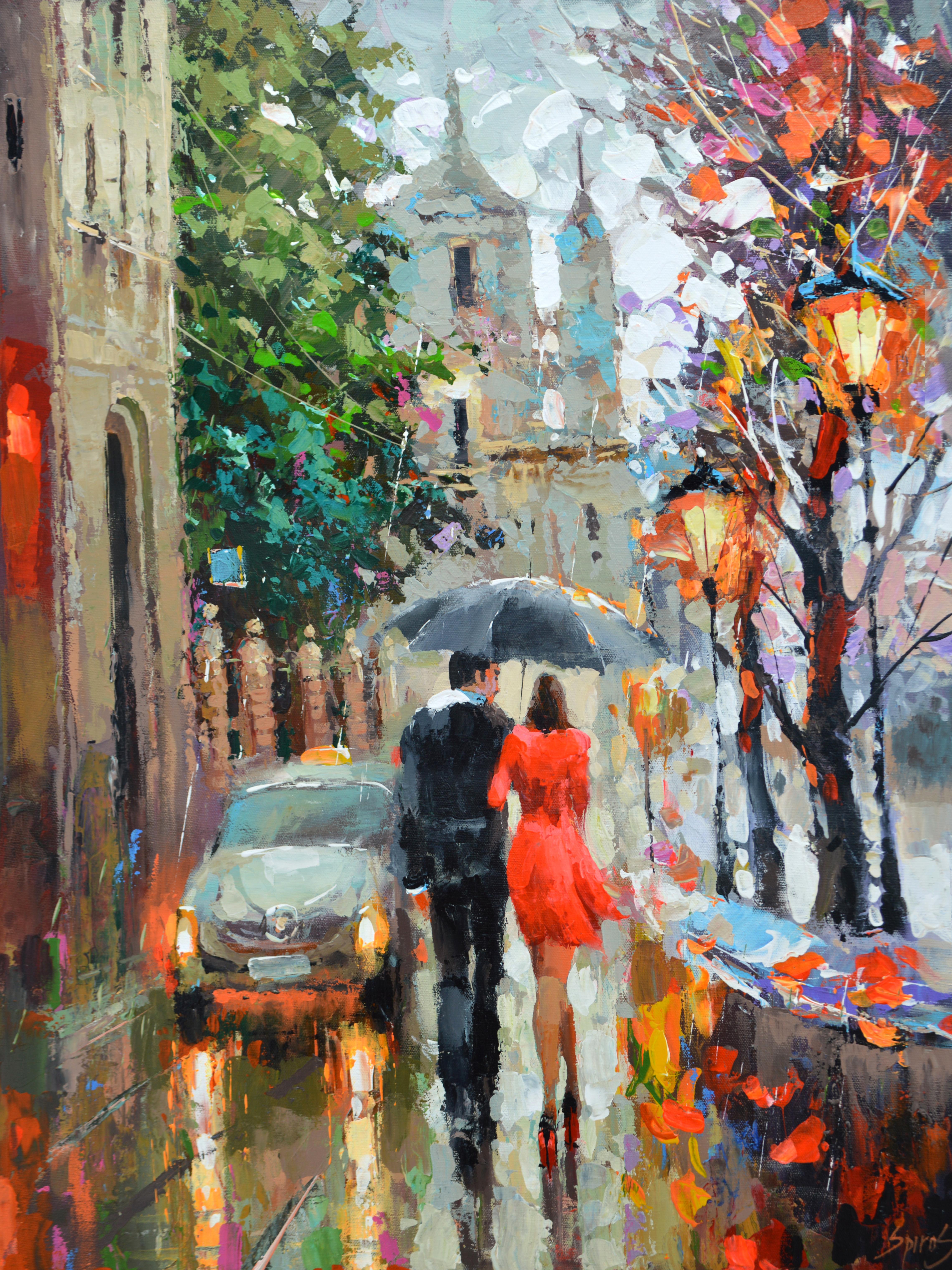 Dmitry Spiros Figurative Painting - Early autumn