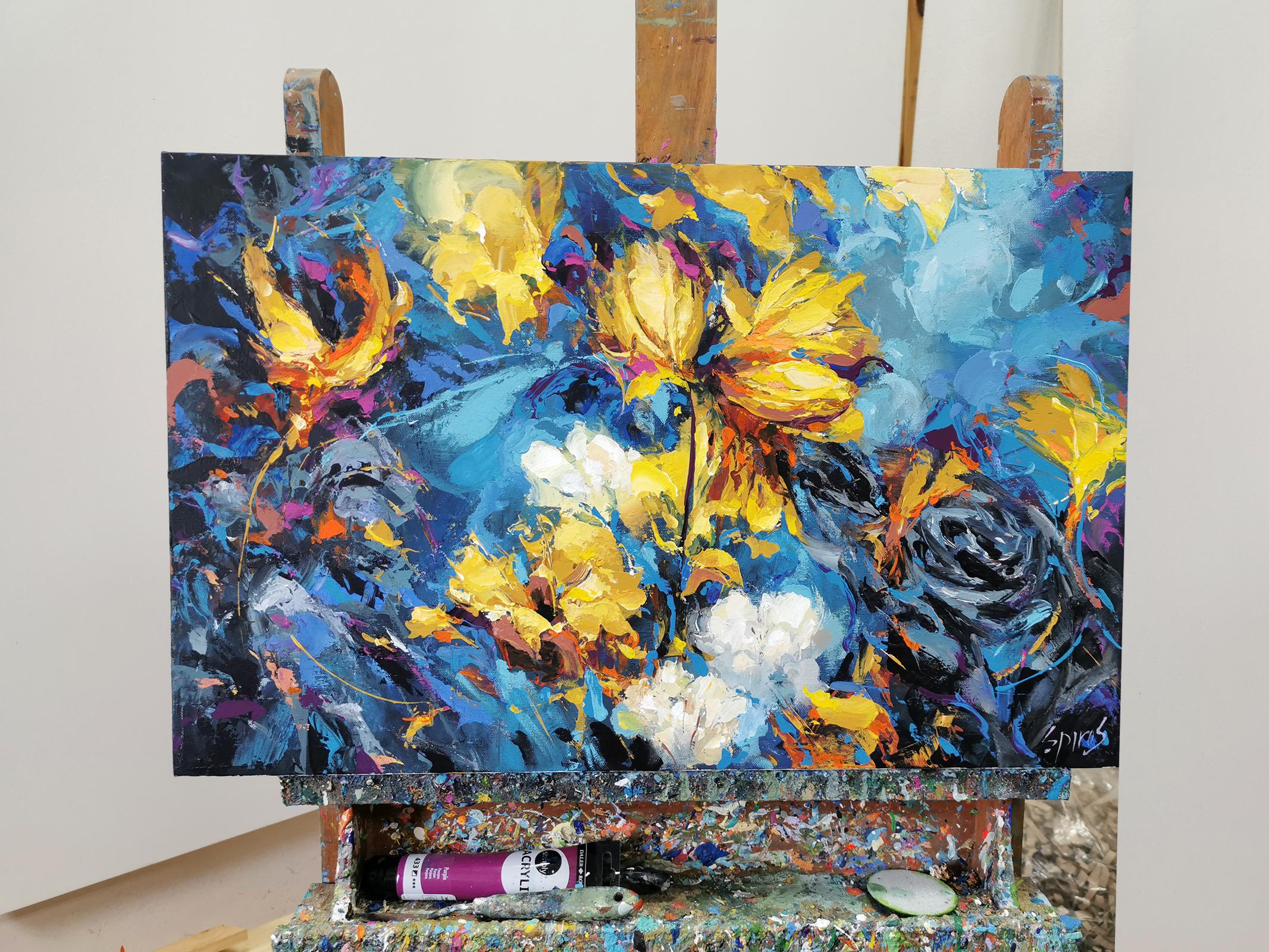 Ephemere Ausstrahlung – Painting von Dmitry Spiros