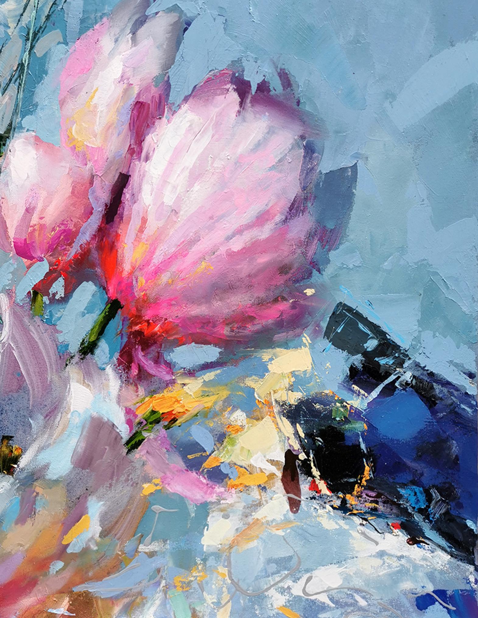 Flowers composition #13 - Painting by Dmitry Spiros