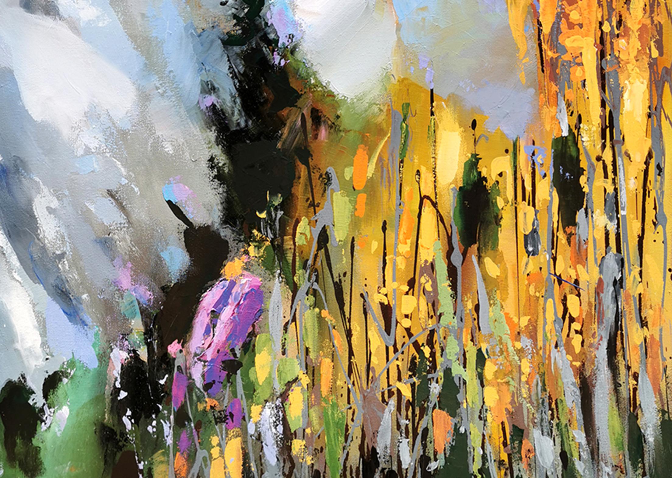 Blumenkomposition #14 (Impressionismus), Painting, von Dmitry Spiros