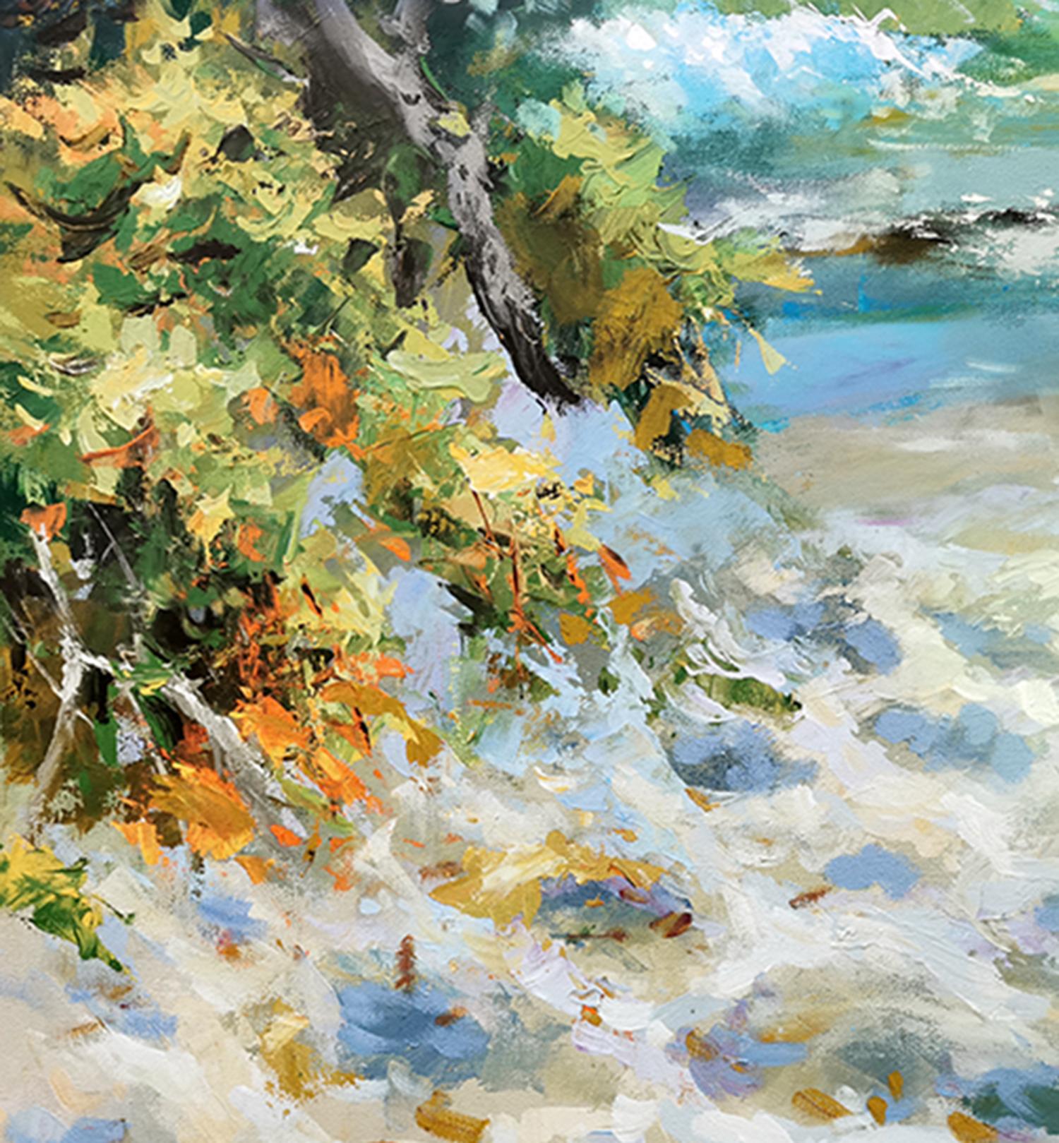 Acrylic on canvas, 86cm x 120cm, (34