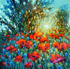 Coquelicots au coucher du soleil 3