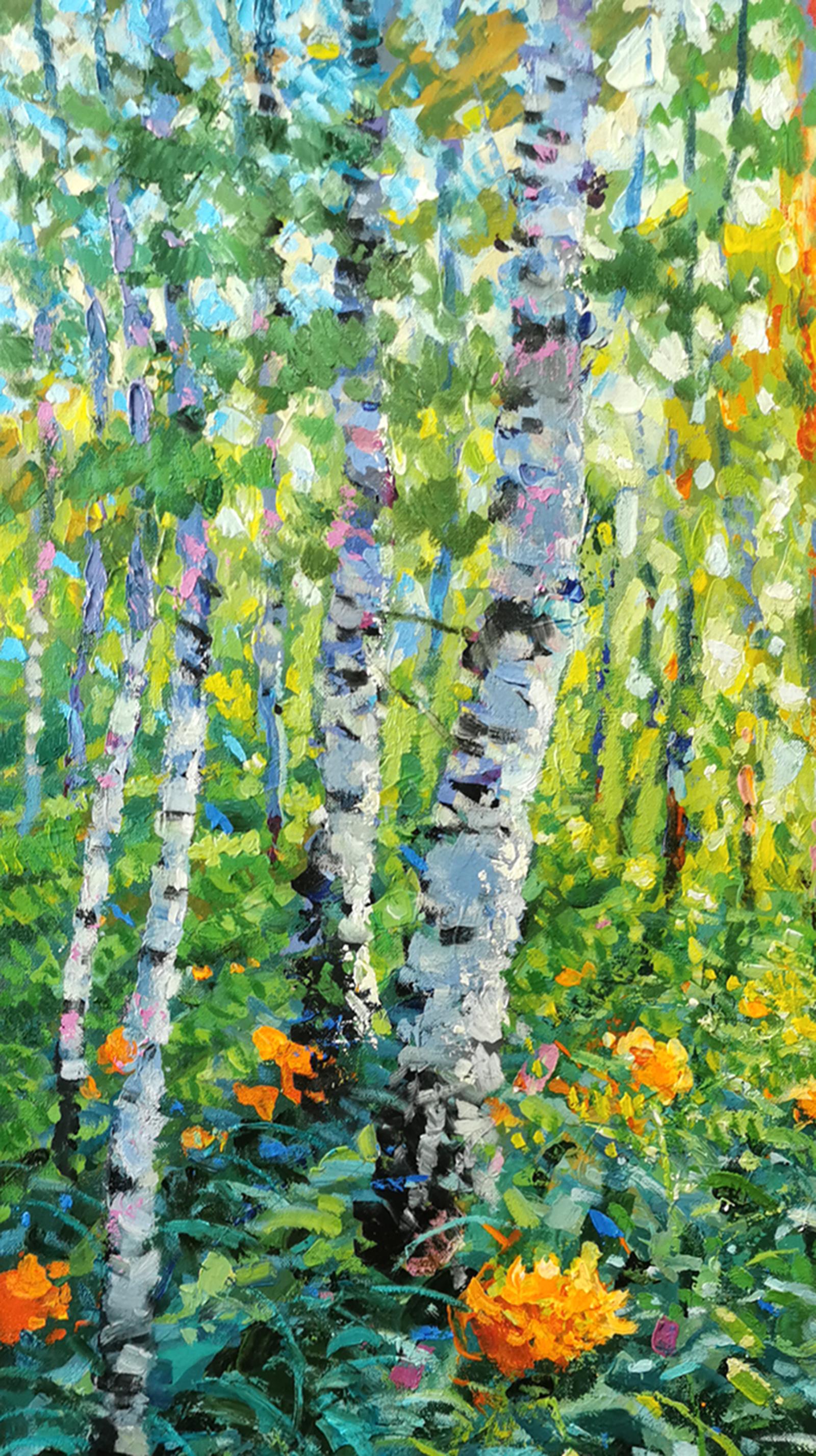 Peinture : Acrylique, huile sur toile.

