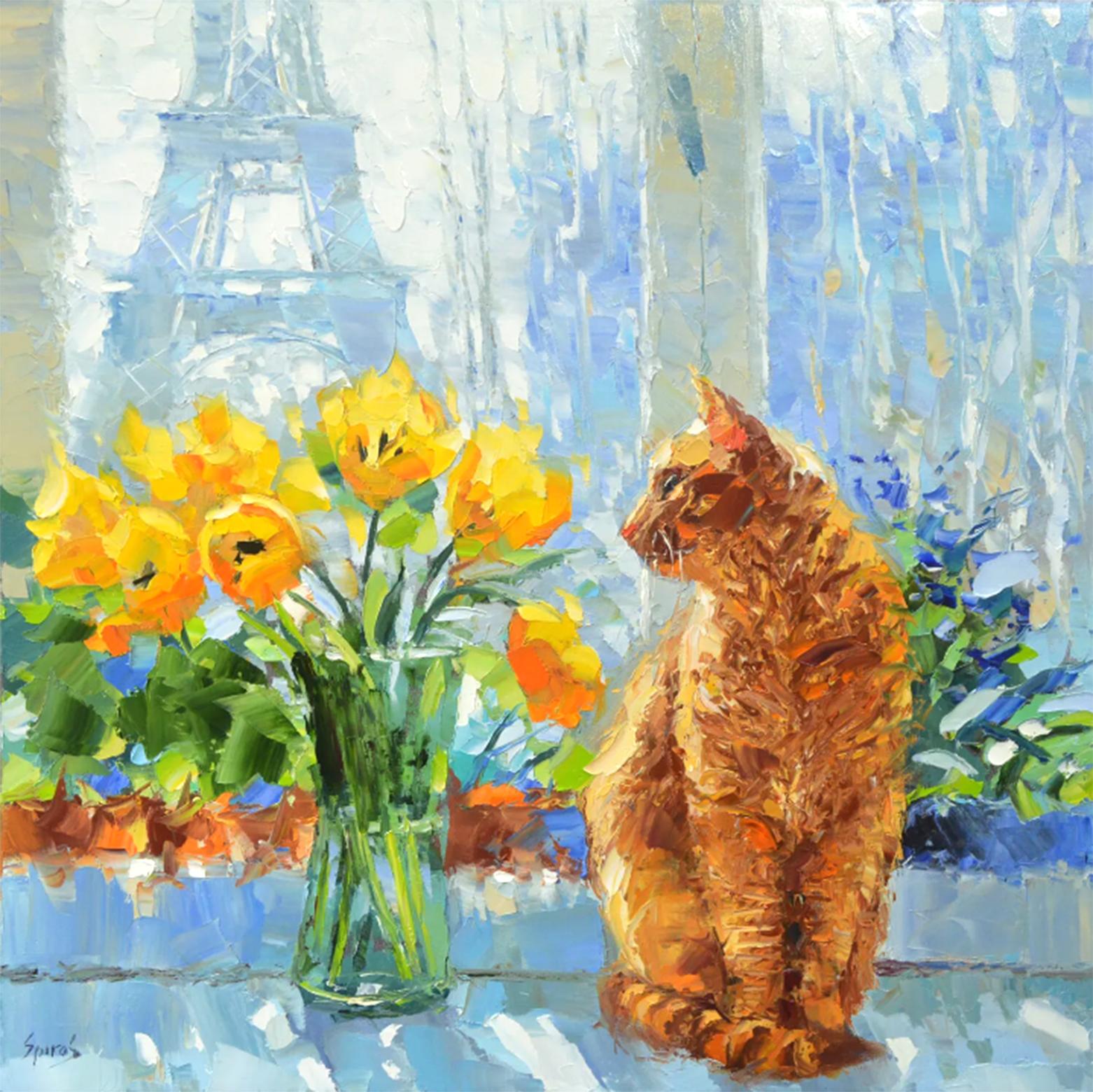 Landscape Painting di Dmitry Spiros - Mezzogiorno di primavera
