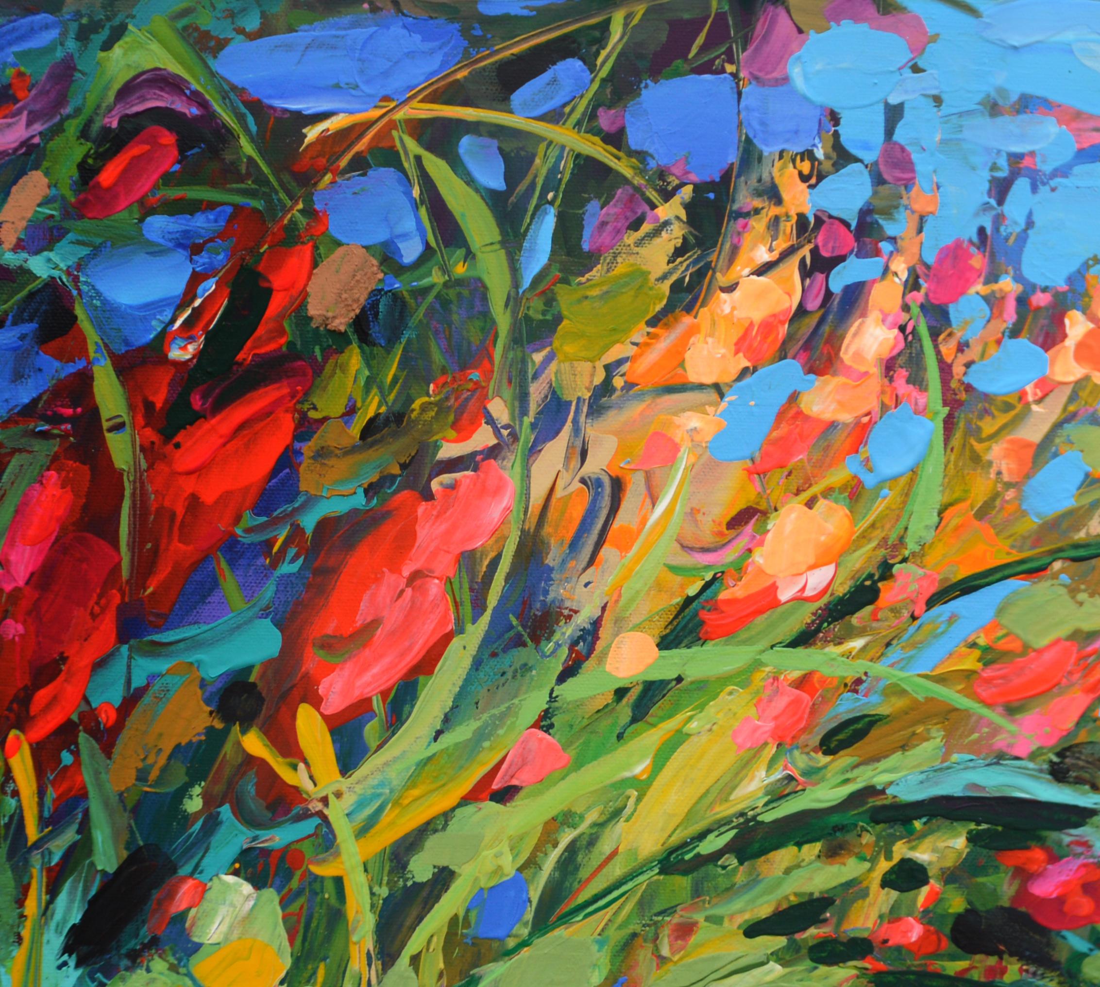 Der Geruch von Würfeln bei Sonnenuntergang (Impressionismus), Painting, von Dmitry Spiros