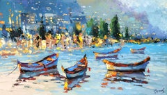Twilight harbor
