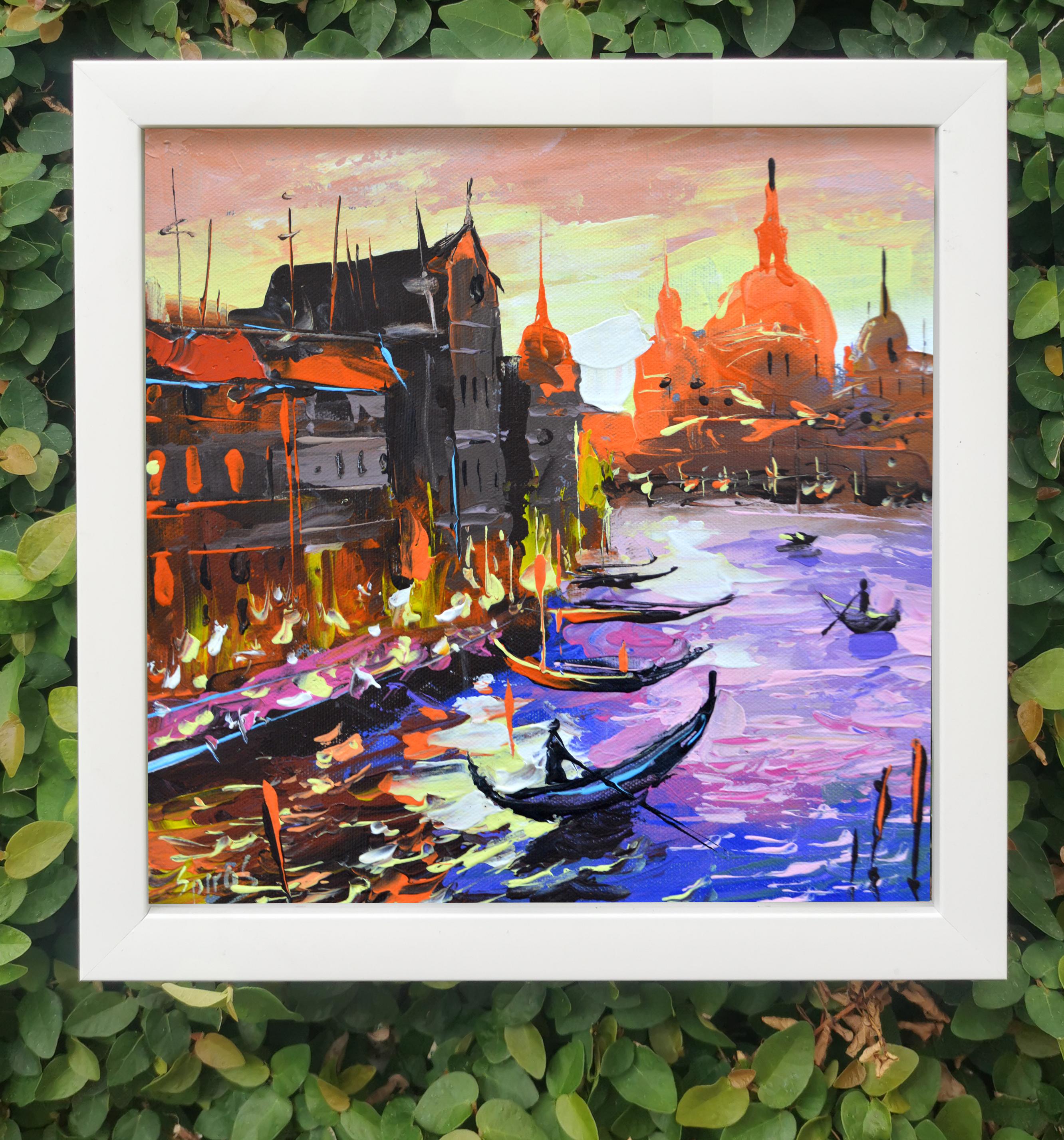 Velours de Venise #2 - Impressionnisme Painting par Dmitry Spiros