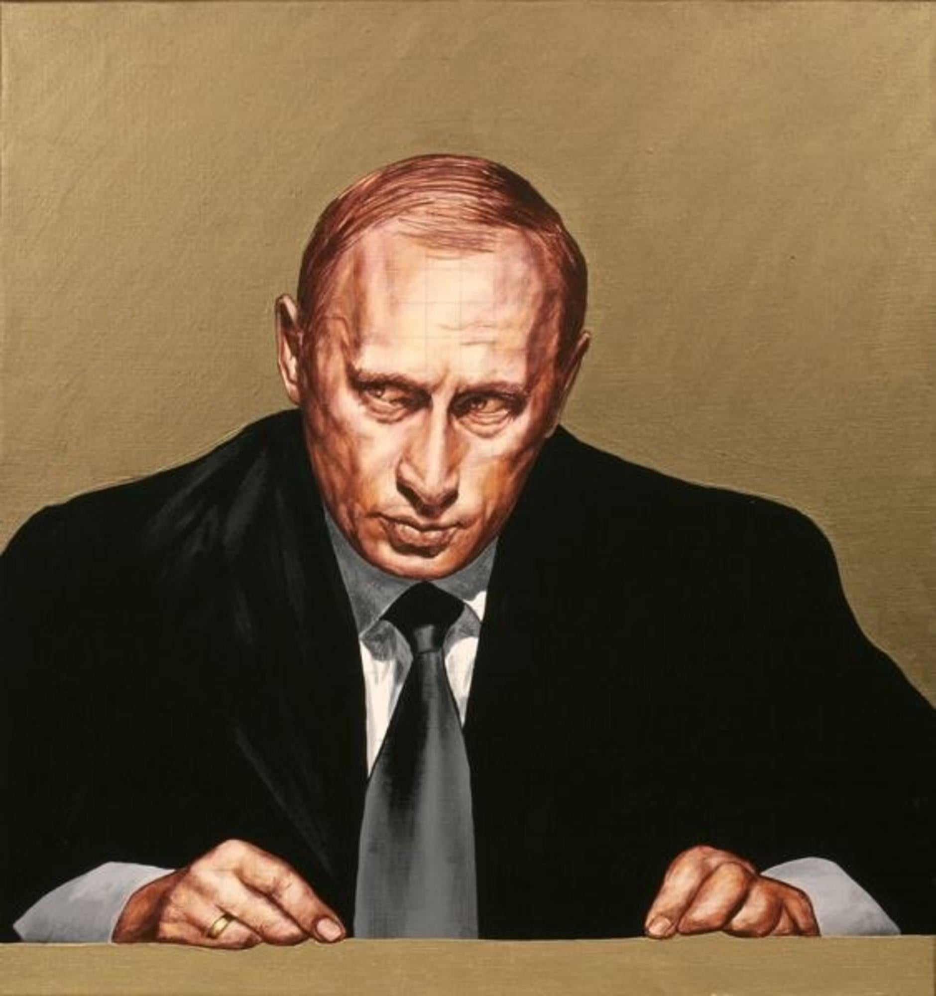 Dmitry Vrubel Figurative Print - V.Putin. November