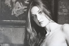 Woman in stockings. Erotic photography, 40x30 cm