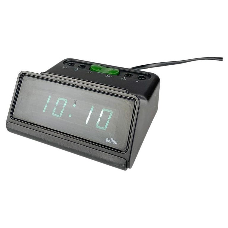 DN30s Alarm Clock Design by Dietrich Lubs for Braun, 1980 For Sale at 1stDibs