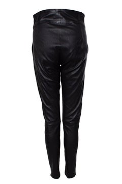 DNA, black leather trousers
