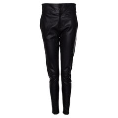 DNA, black leather trousers