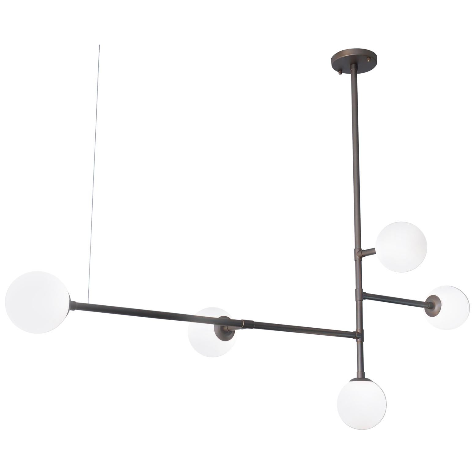 DNA Contemporary Minimalist Brazilian Pendant Light by Cristiana Bertolucci For Sale