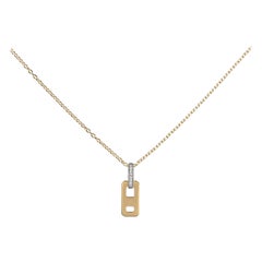 AS29 DNA Diamond Mini Necklace in 18K Yellow Gold