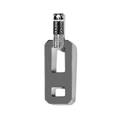 AS29 DNA Diamond Single Earring in 18k Black Gold