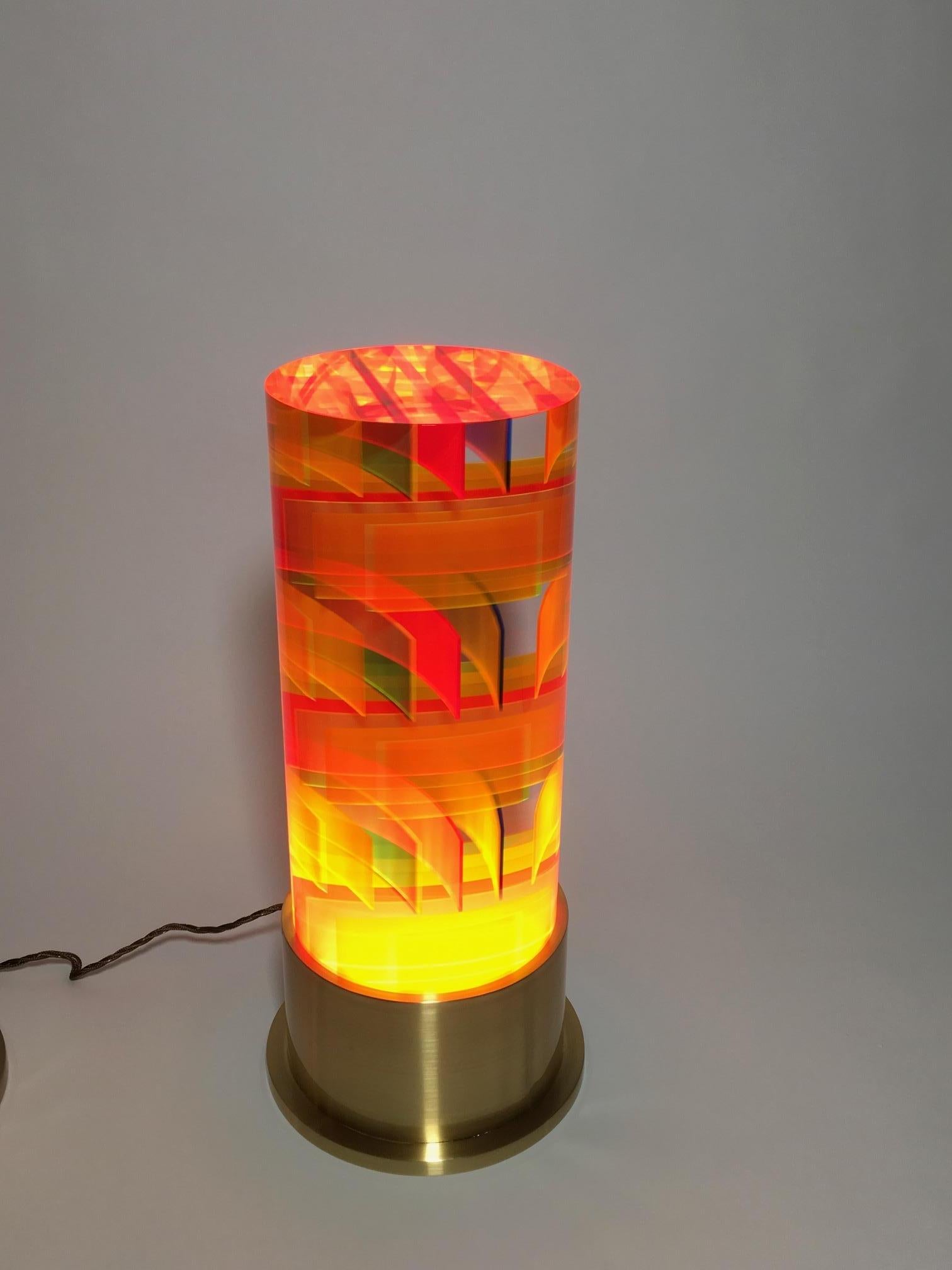 Contemporary Table Lamp DNA Model by Studio Superego, Italy