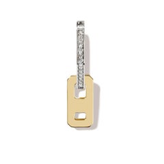 AS29 DNA Mini Diamond Single Earring in 18k Yellow Gold