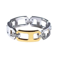 AS29 DNA Pave Diamond Band Ring in 18k Yellow Gold