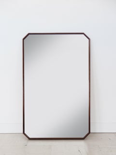 Dnon Cavalli Italienisch Midcentury Massivholzrahmen Wandspiegel für Tredici 1960s