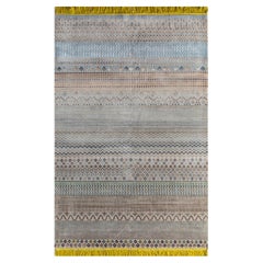 One of a Kind Do Hanso Ka Joda Rug, Knotted, Wool, Bamboo Silk, 180x270cm