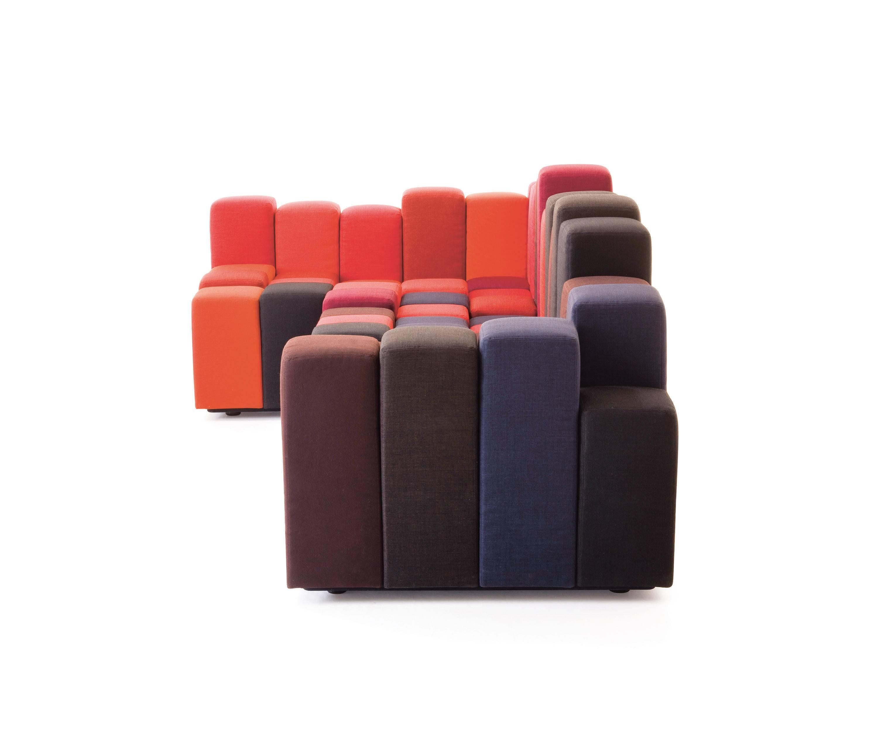 Italian Do-Lo-Rez Collection by Ron Arad in Blue, Grey or Red Combinations for Moroso For Sale