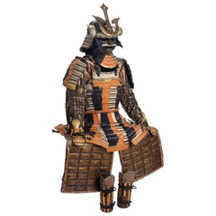 Antique Dō Maru Tosei Gusoku, Japanese Armor of Do-Maru Type, Early Edo Period, 17th-18t