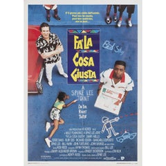 Do the Right Thing 1989 Italian Due Fogli Film Poster