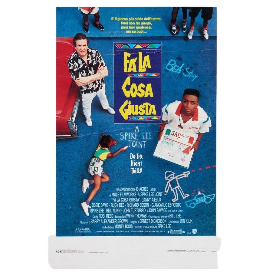 Do the Right Thing 1989 Italian Locandina Film Poster For Sale