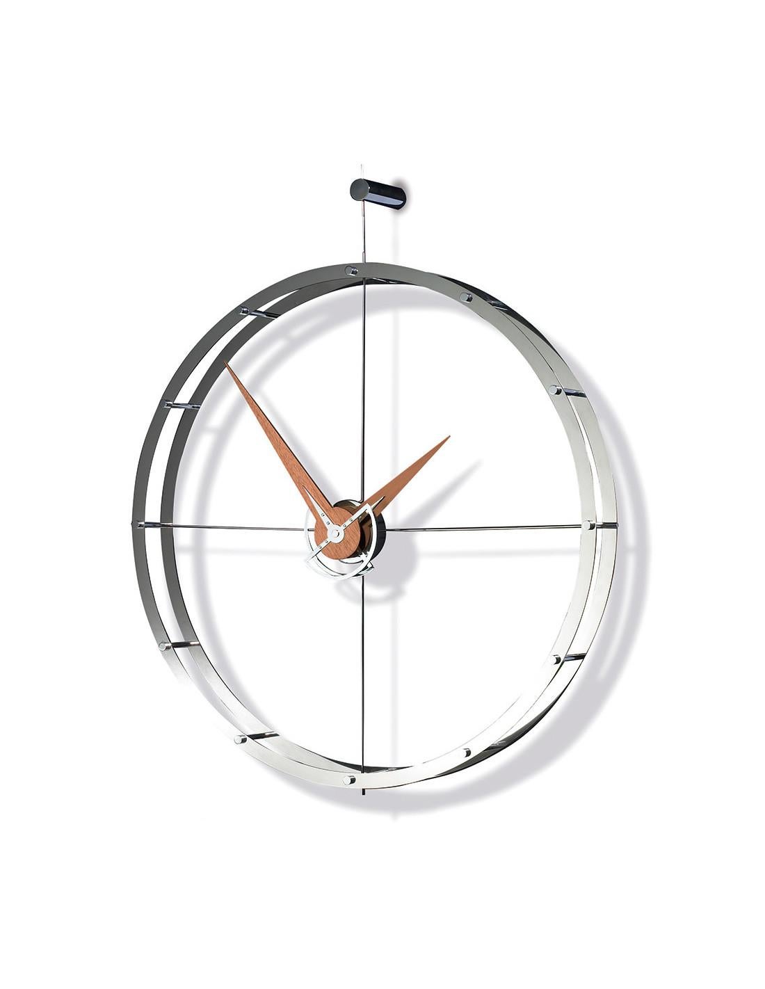 Modern Doble O i Wall Clock For Sale